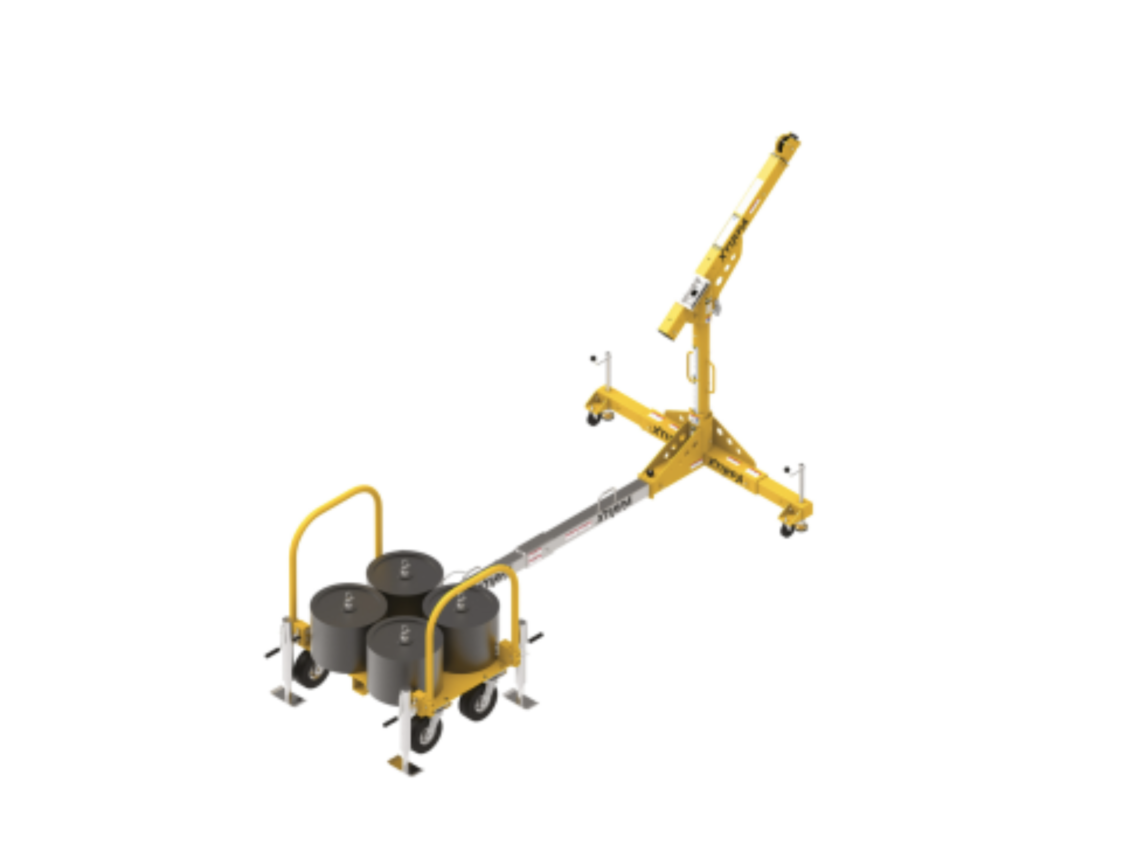 Sistema Davit de rescate - Vista Horizontal 2